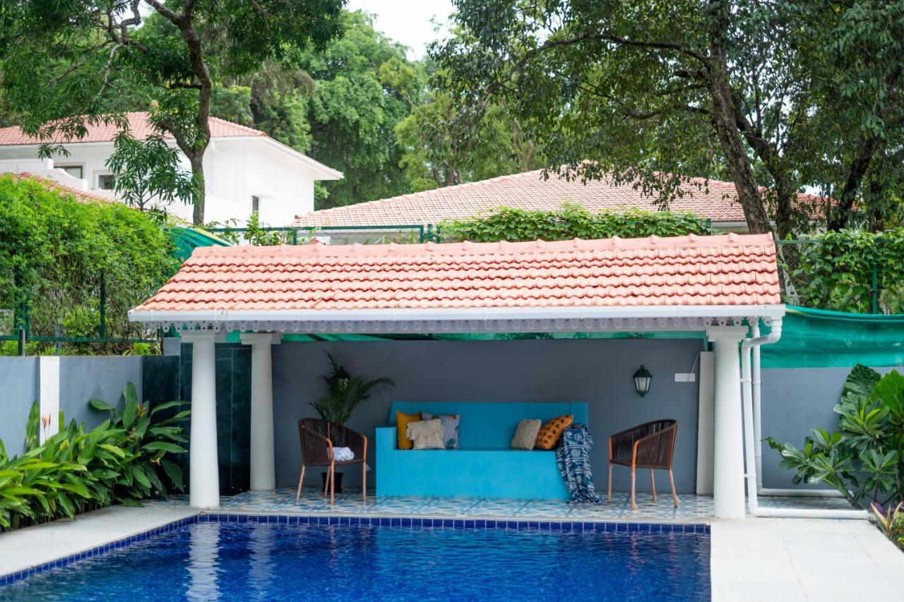Elivaas 5 Bhk With Pvt Pool, Entertainment Room & Glass House - Bludoor Marmagao Exterior photo