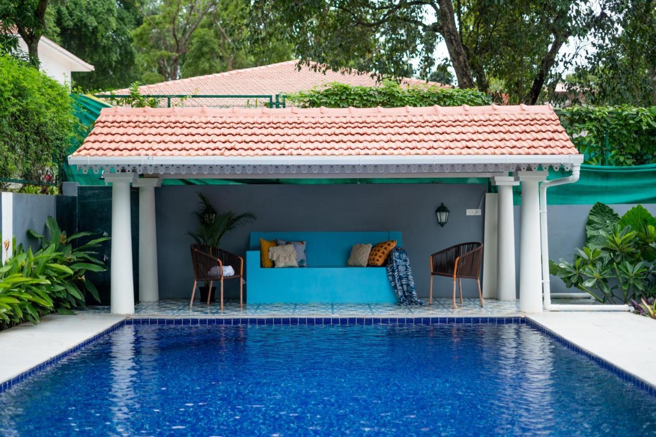 Elivaas 5 Bhk With Pvt Pool, Entertainment Room & Glass House - Bludoor Marmagao Exterior photo